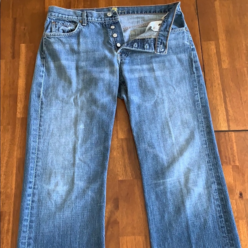 7 for all Mankind button fly jeans 34x30